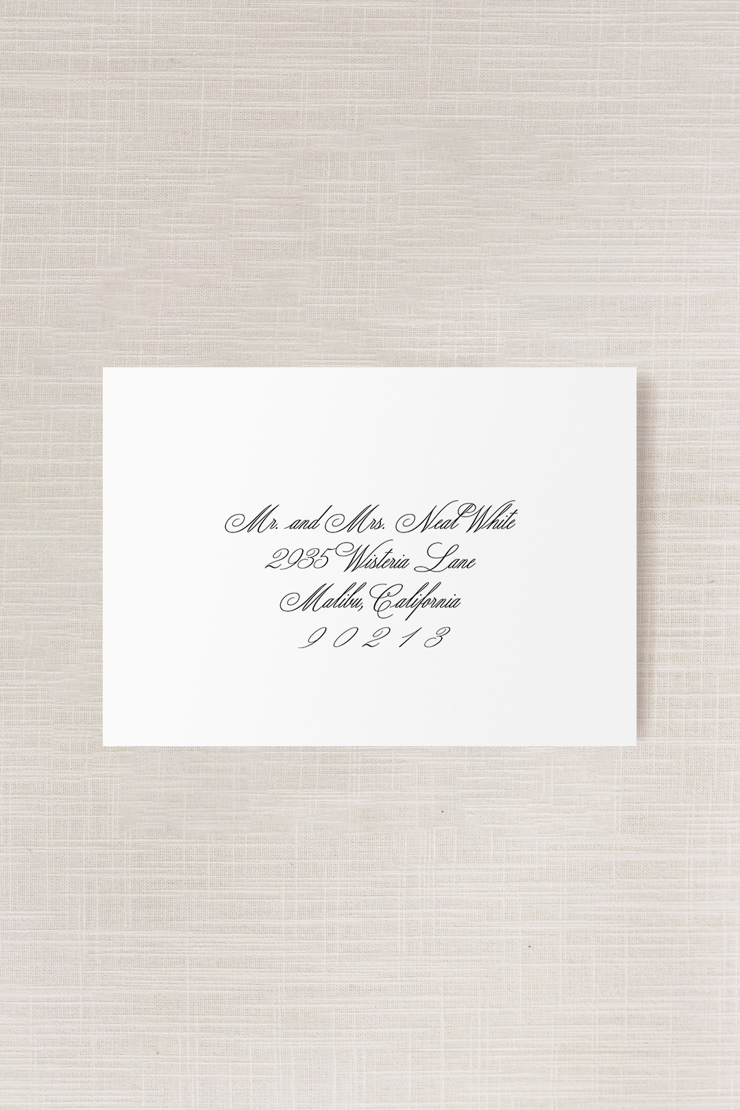 Adrianna Collection | (A7) Script Addressed Envelope | Flat Print