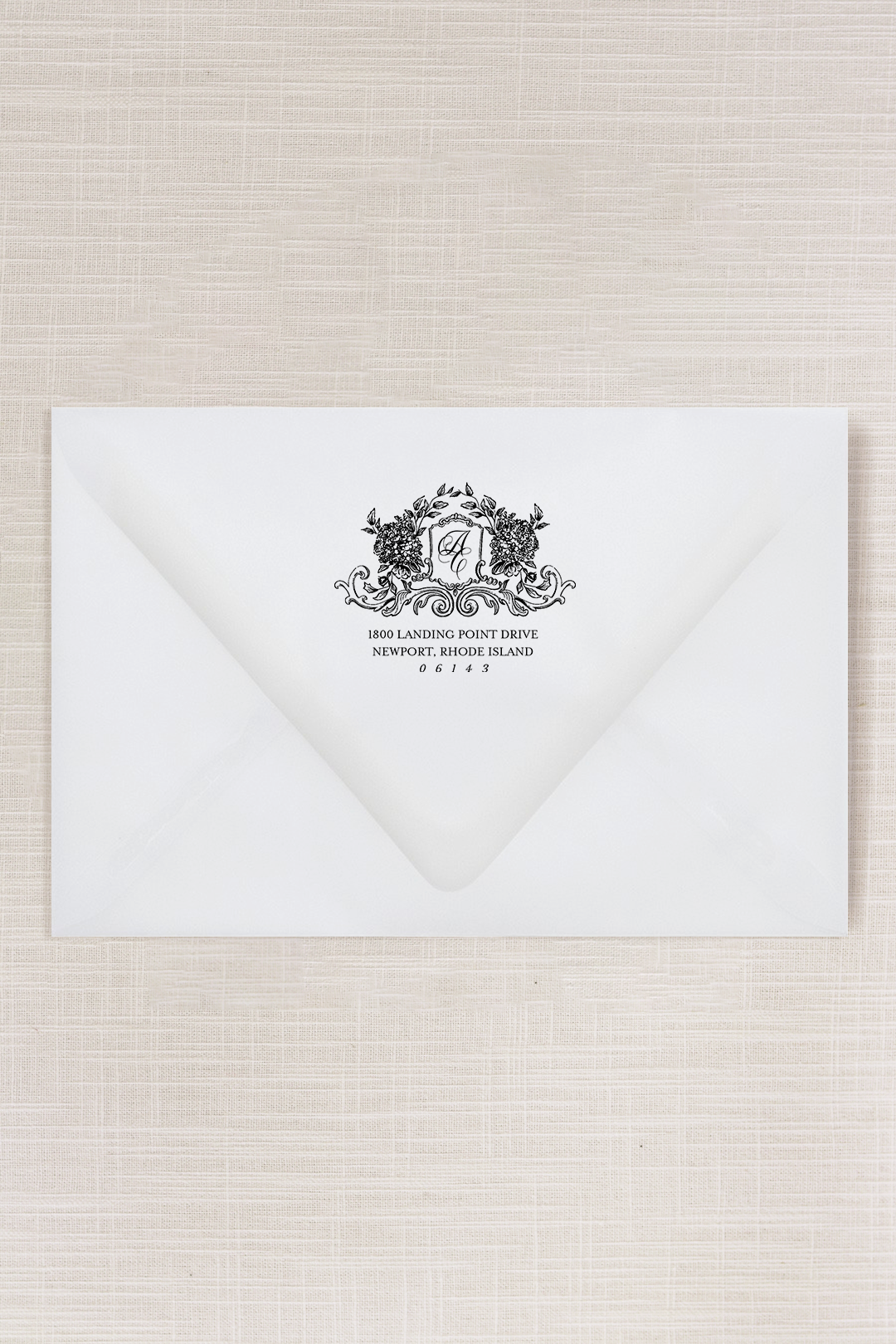 Adrianna Collection | (A9) Return Address Only Blank Front Envelope | Flat Print