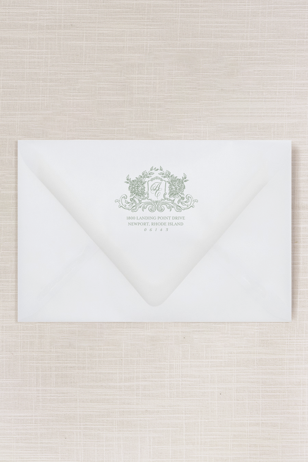 Adrianna Collection | (A9) Return Address Only Blank Front Envelope | Flat Print