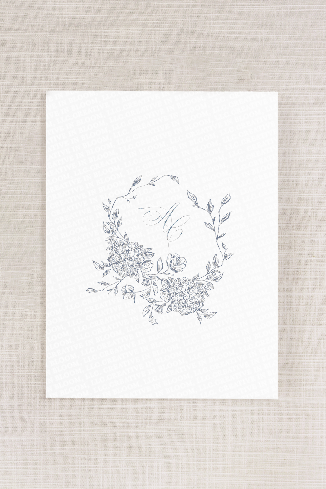 Adrianna Collection | Wedding Monogram 3 Digital File
