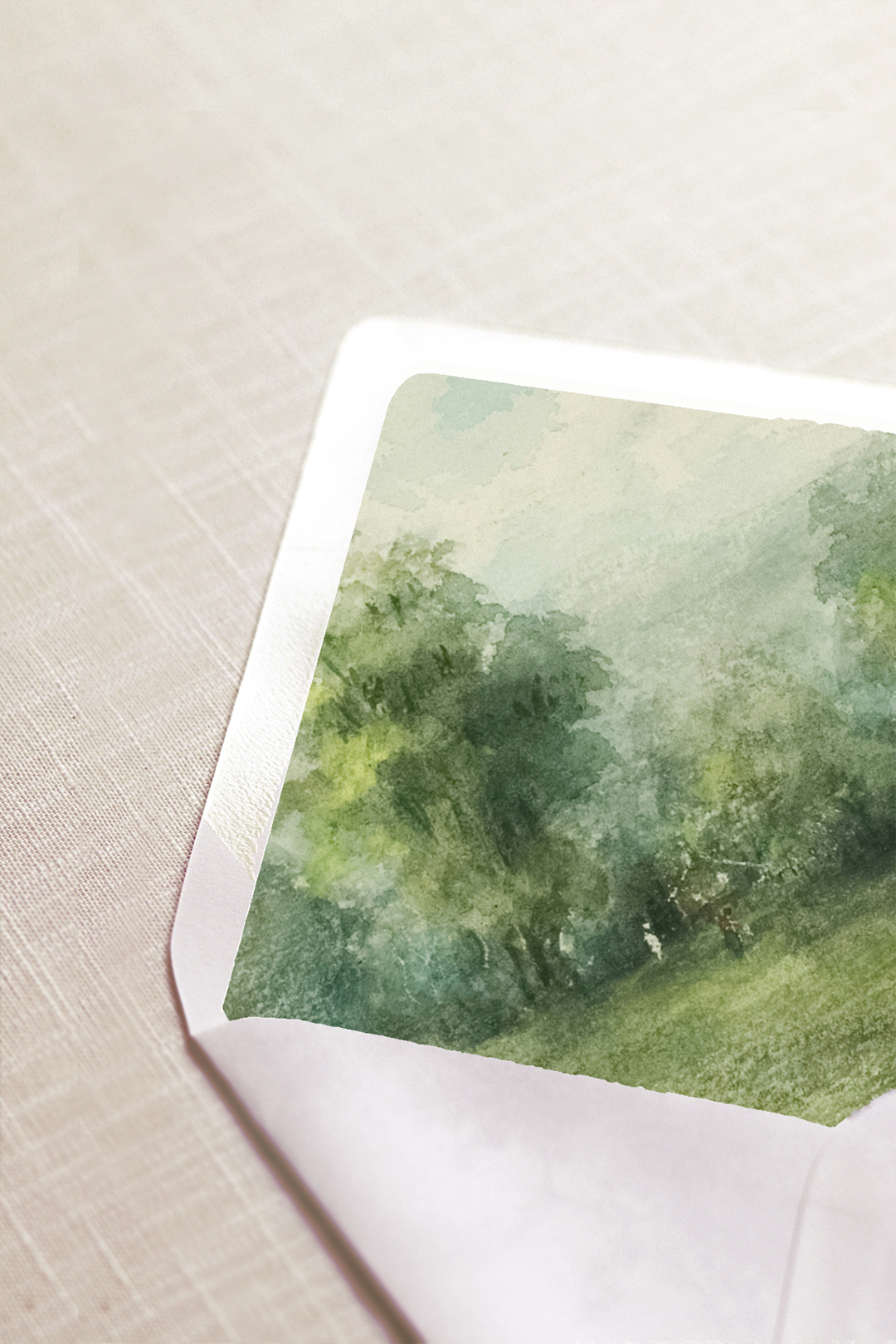 Clare Collection | (A7) Envelope Liner No.1 | Landscape