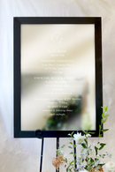 Modern Black Framed Mirror 24"x 32" | LOCAL RENTAL