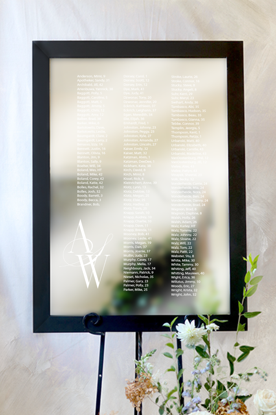 Modern Black Framed Mirror 24"x 32" | LOCAL RENTAL