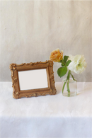 Small Vintage Ornate Gold Frame 4.5"x3" | RENTAL