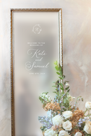 Floor-Length Ornate Gold Mirror 24" x 36" | LOCAL RENTAL