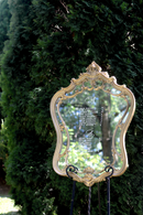 Ornate Hourglass Gold Mirror | LOCAL RENTAL