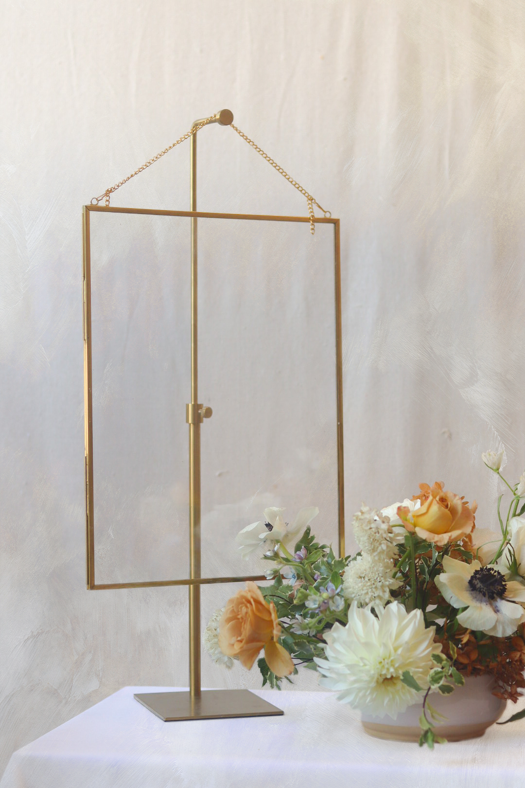 Pressed Glass Frame 11"x14" | RENTAL