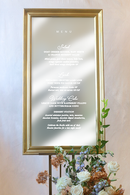 Traditional Gold Framed Mirrors 20"x40" | LOCAL RENTAL