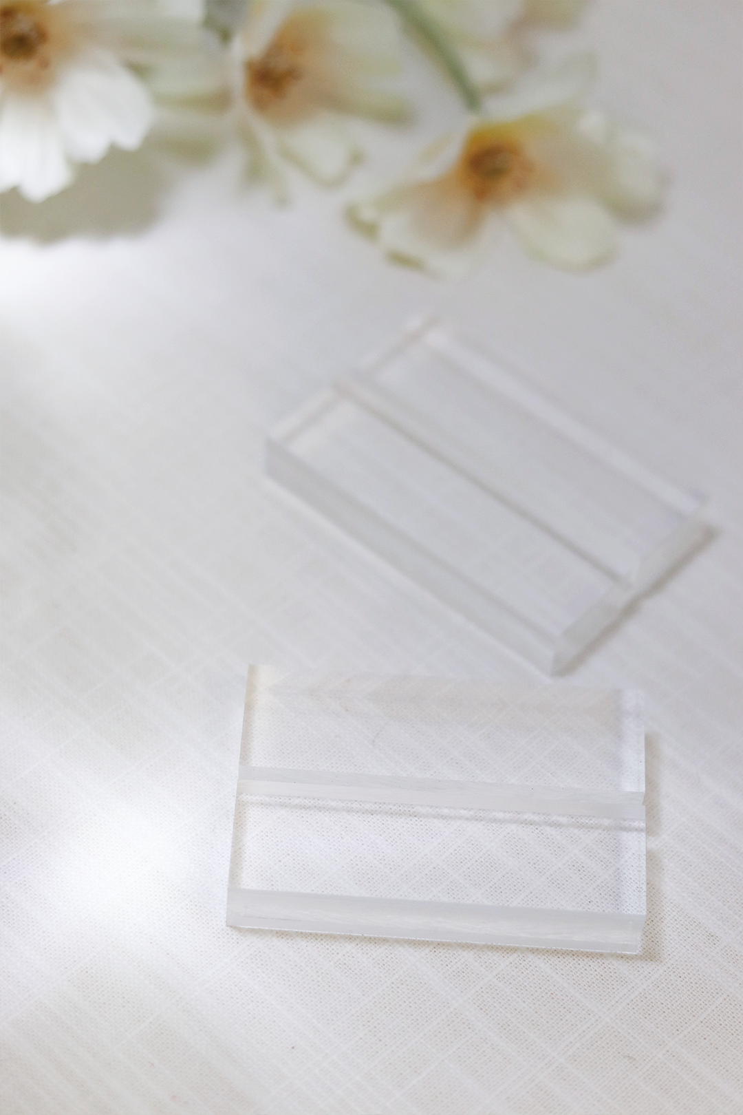 Acrylic Block Card Stands | PURCHASE