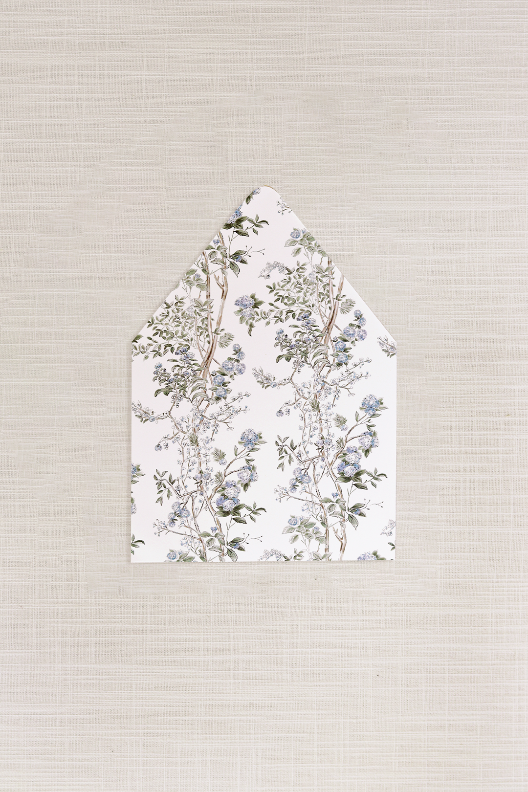 Adrianna Collection | (A2) Envelope Liner No.1 | Hydrangea Foliage