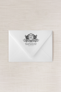 Adrianna Collection | (A7) Serif Addressed Envelope | Flat Print