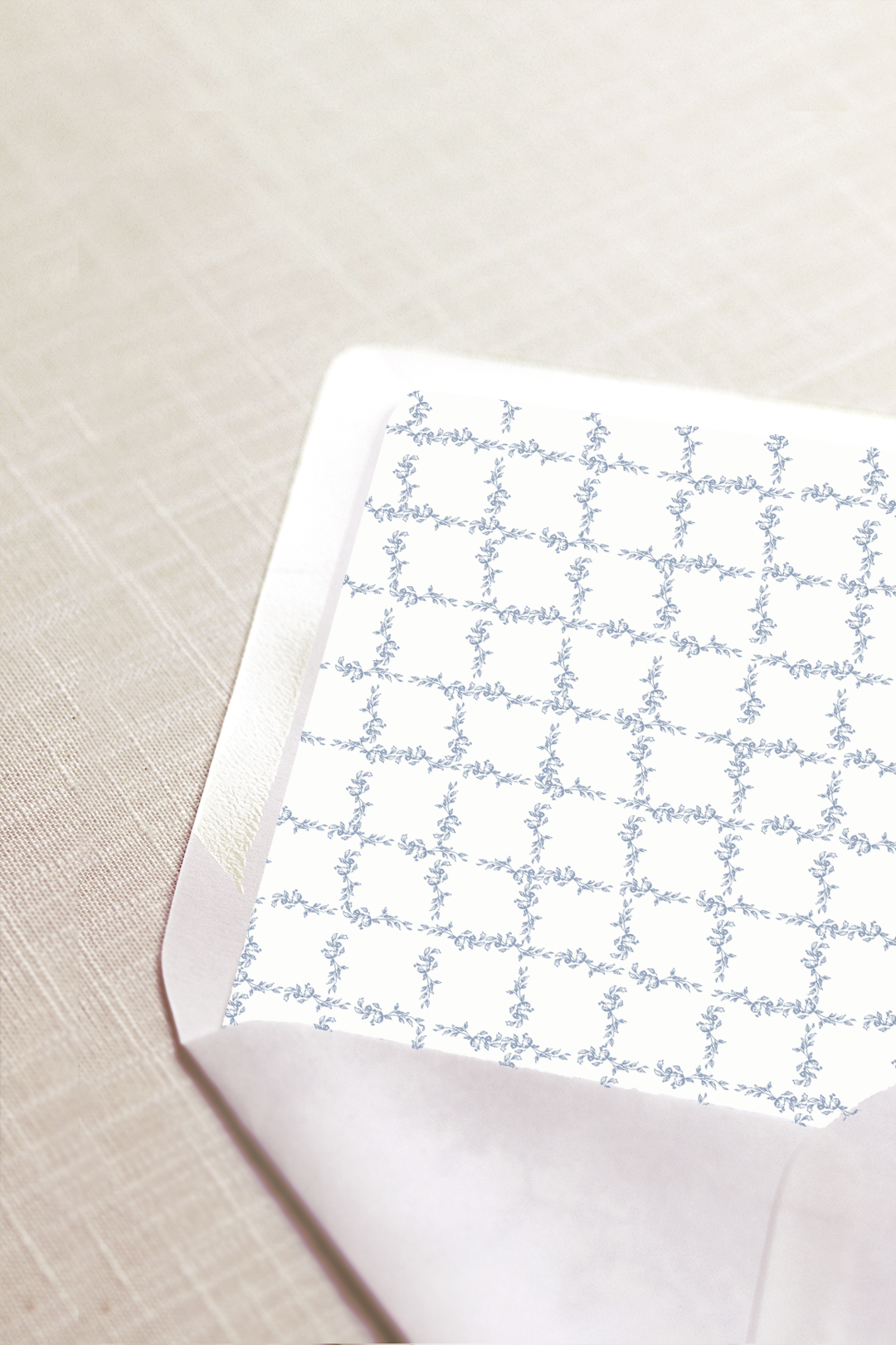 Adrianna Collection | (A7) Envelope Liner No.2 | Lattice Print