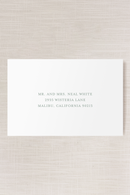 Adrianna Collection | (A9) Serif Addressed Envelope | Flat Print