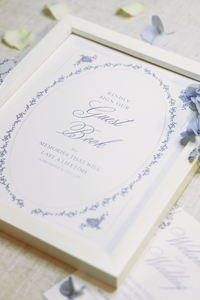 Adrianna Collection | 8" x 10" Guest Sentiments Sign In Print | Flat Printing
