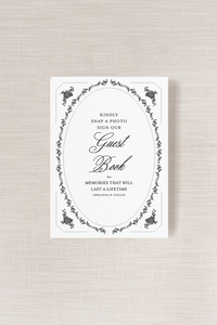 Adrianna Collection | 8" x 10" Guest Sentiments Sign In Print | Flat Printing