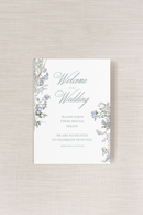 Adrianna Collection | 4.625 "x 6.25" (A6) Hotel Welcome Card | Flat Printing