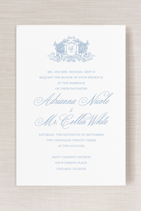 Adrianna Collection | 5.5"x 8.5" (A9) Invitation Card | Flat Printing