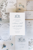 Adrianna Collection | 5.5"x 8.5" (A9) Invitation Card | Flat Printing