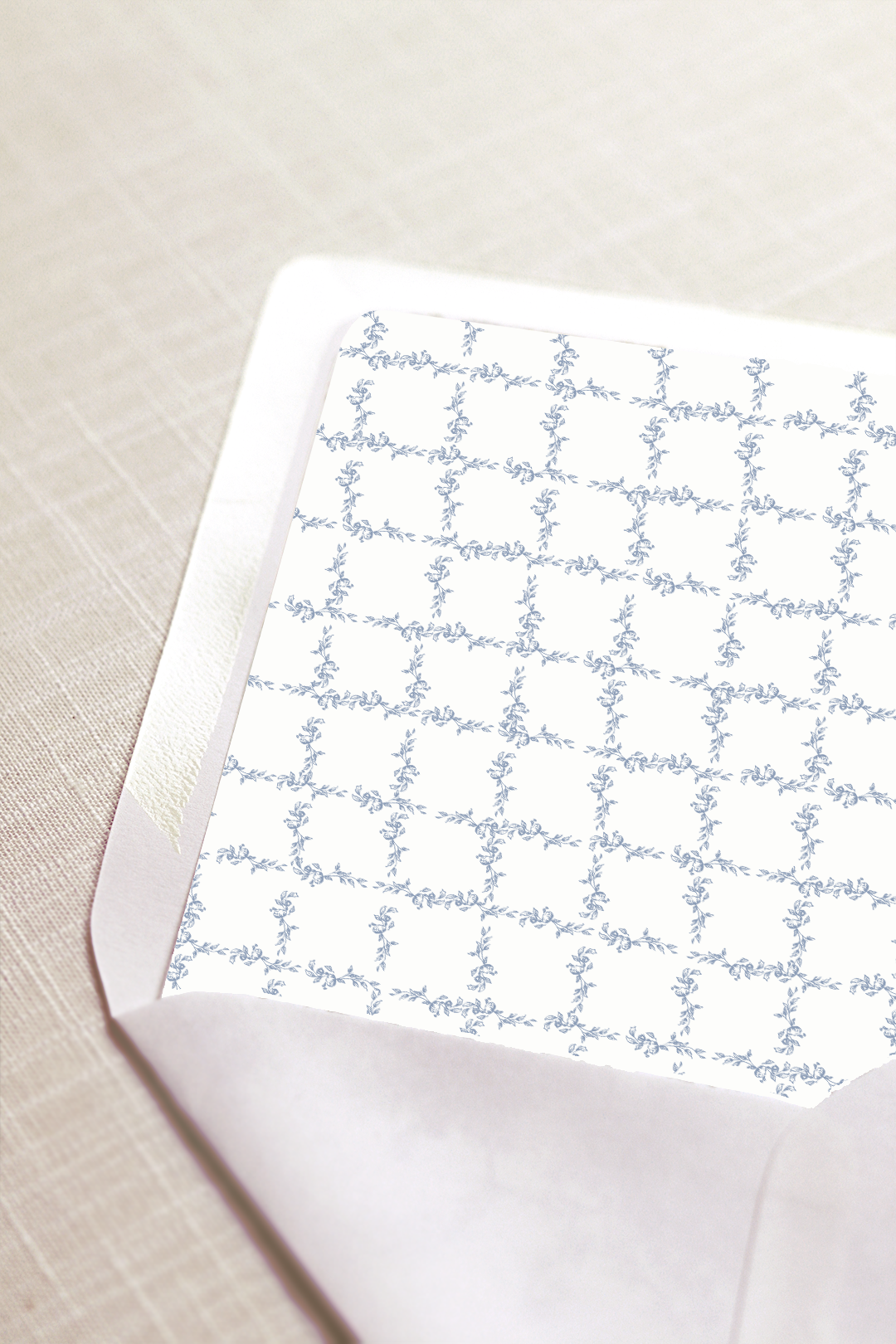 Adrianna Collection | (A7) Envelope Liner No.2 | Lattice Print