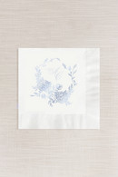 Adrianna Collection | Cocktail Napkins Monogram 3