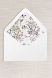 Adrianna Collection | (A9) Envelope Liner No.1 | Hydrangea Foliage