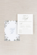 Adrianna Collection | 4.25 "x 5.5" (A2) Response Card A | Flat Printing