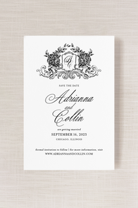 Adrianna Collection | 5"x 7" (A7) Save the Date Card | Flat Printing