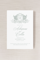 Adrianna Collection | 5"x 7" (A7) Save the Date Card | Flat Printing