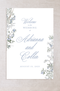 Adrianna Collection Laminated Welcome Sign 24"x36" | PURCHASE