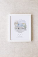 Indianapolis Artsgarden Venue Personalized Watercolor