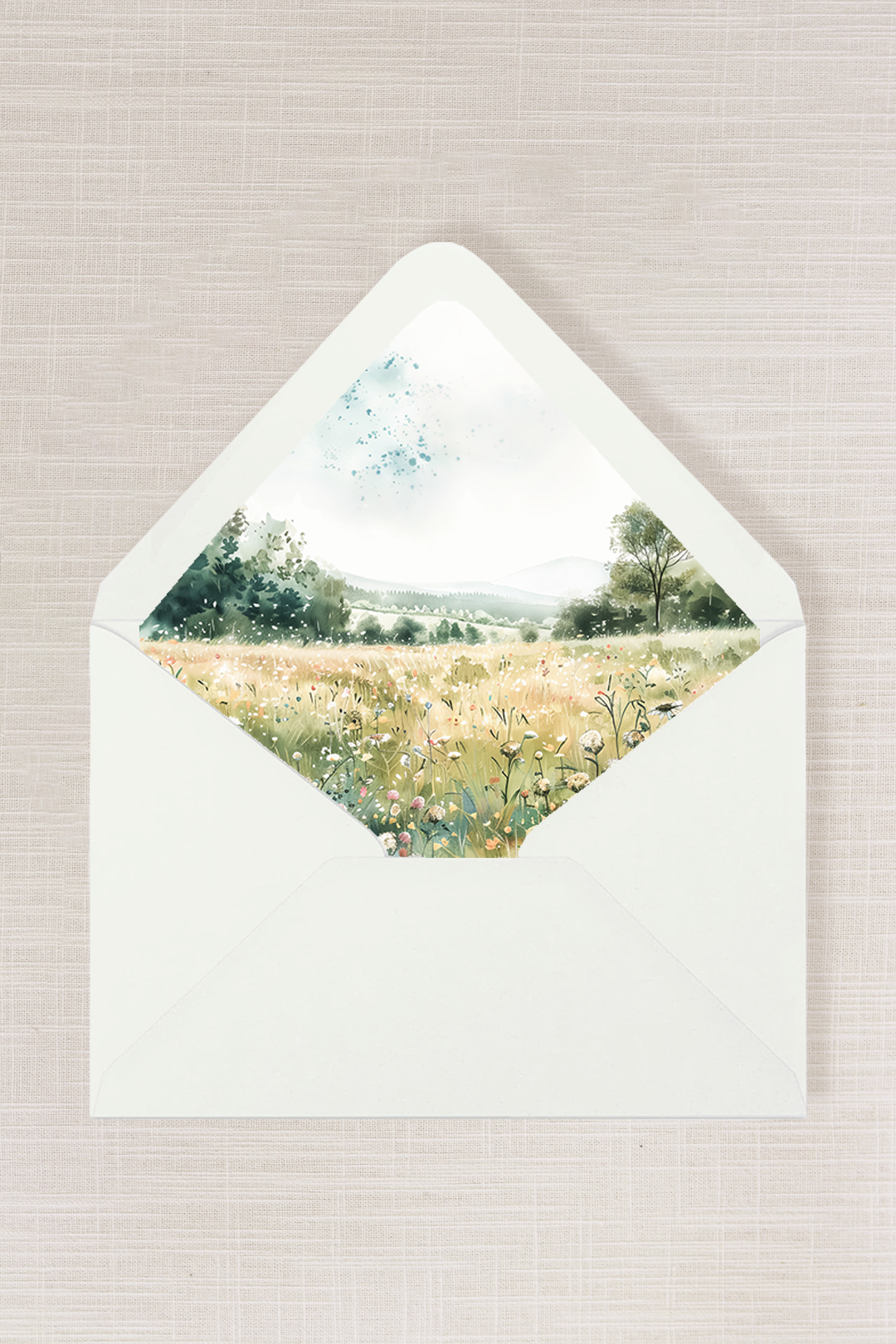 Clare Collection | (A7) Envelope Liner No.1 | Landscape