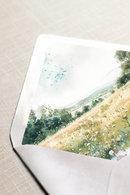 Clare Collection | (A9) Envelope Liner No.1 | Landscape