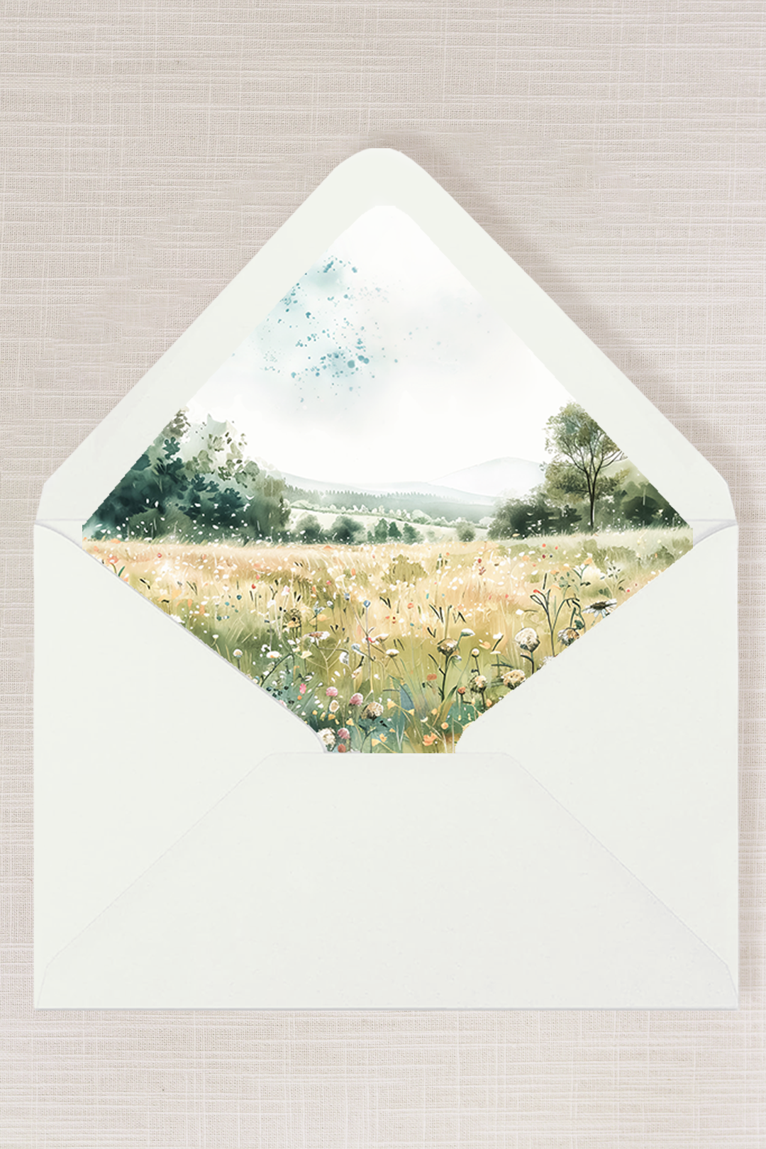 Clare Collection | (A9) Envelope Liner No.1 | Landscape