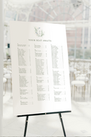 Clare Collection Laminated Seating Chart 36"x48" | PURCHASE