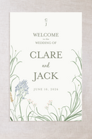 Clare Collection Laminated Welcome Sign 24"x36" | PURCHASE