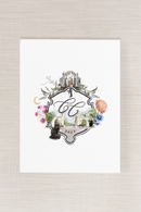 Custom Crest | Wedding Watercolor Monogram