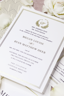 Diana Collection | 5.5"x 8.5" (A9) Invitation Card | Flat + Foil Printing