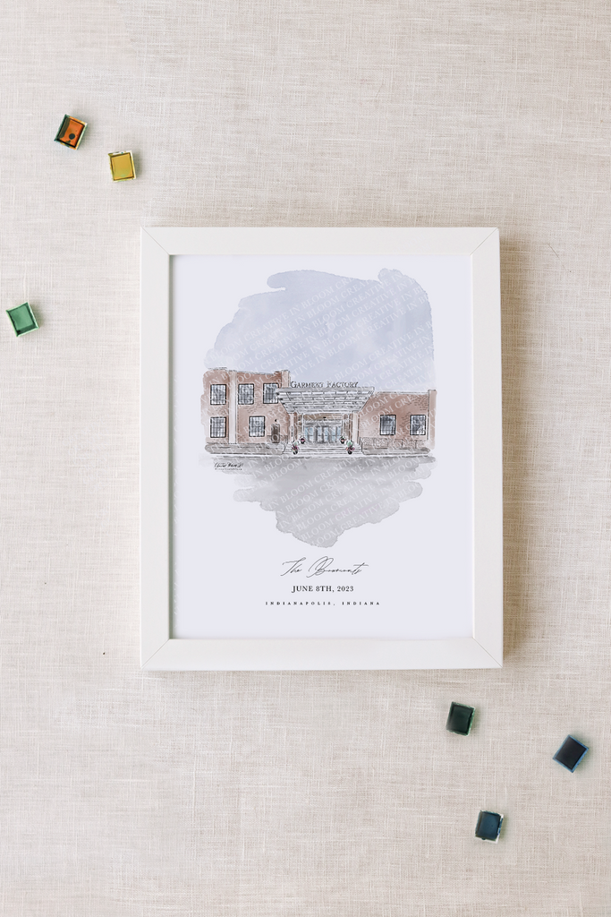 The Garment Factory Personalized Watercolor