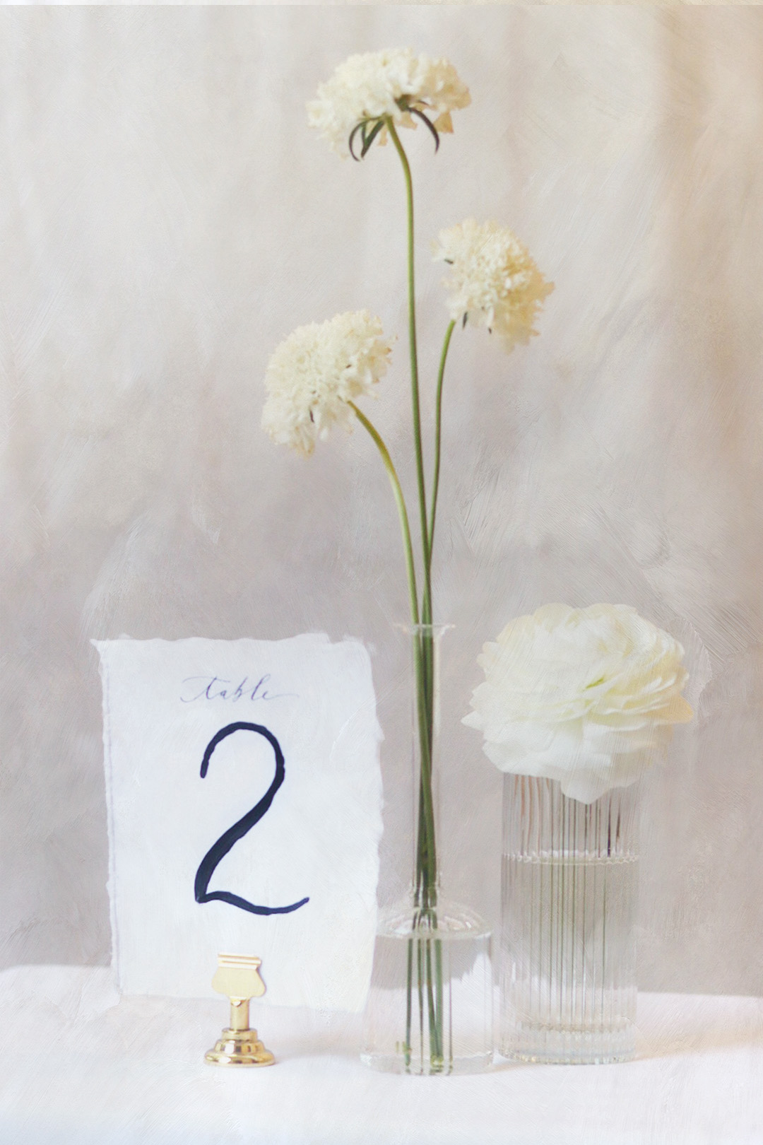 Handmade Paper Table Numbers | PURCHASE