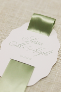 Scalloped Ribbon | Place Cards