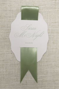Scalloped Ribbon | Place Cards