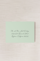 Venue | (A7) Script Addressed Envelope | Flat Print