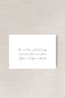 Venue | (A7) Script Addressed Envelope | Flat Print