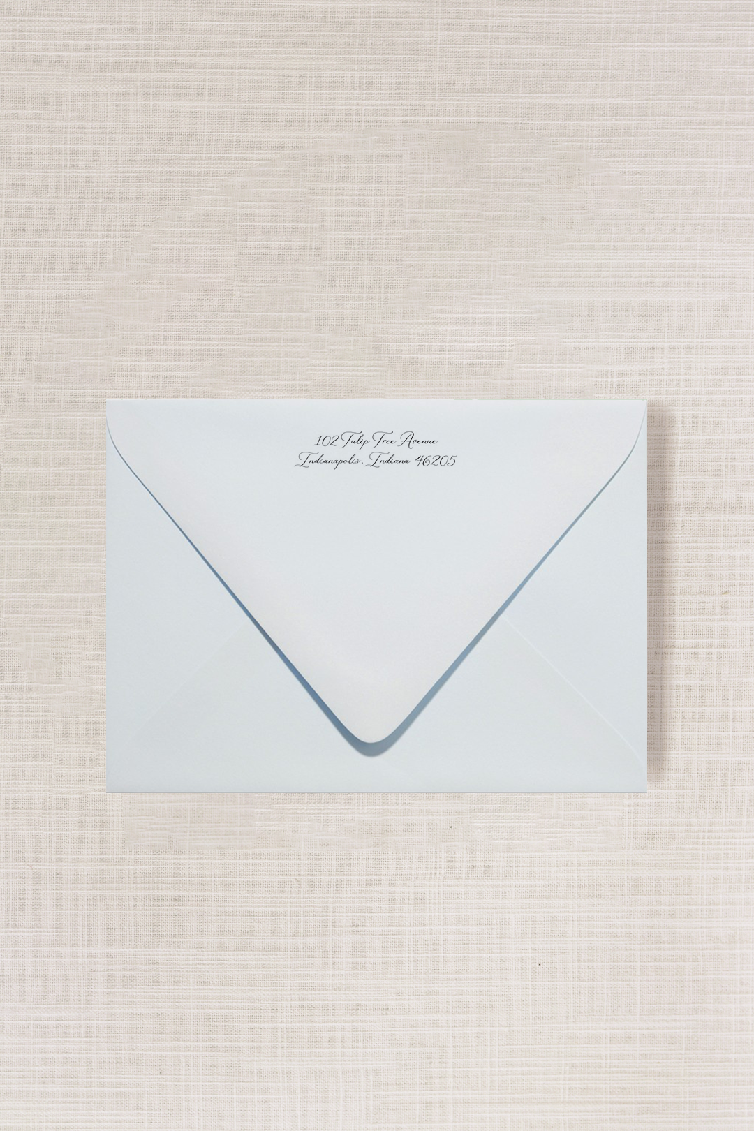 Venue | (A7) Script Addressed Envelope | Flat Print