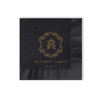 Custom Wedding Cocktail Napkins